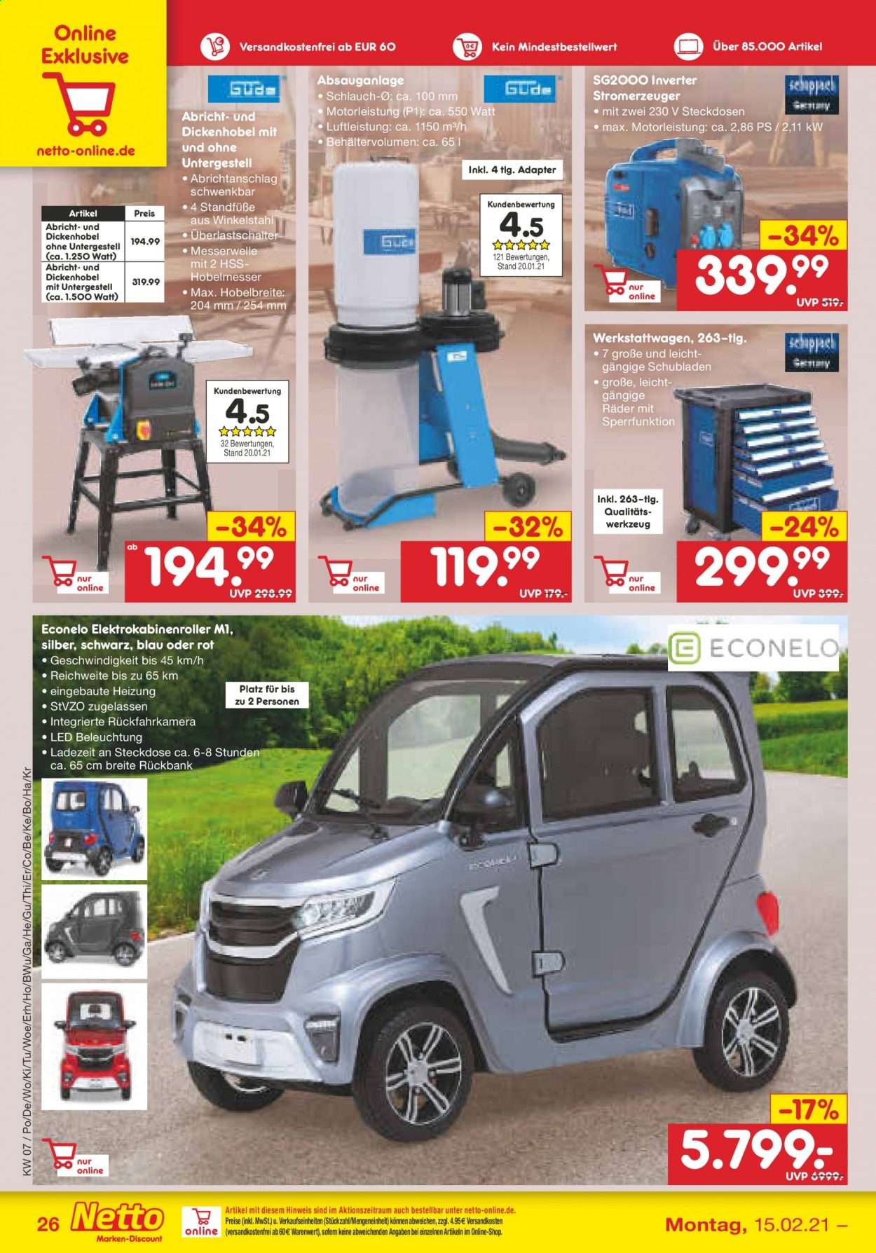 Netto Marken-Discount Prospekte  - 15.02.2021 - 20.02.2021. Seite 26