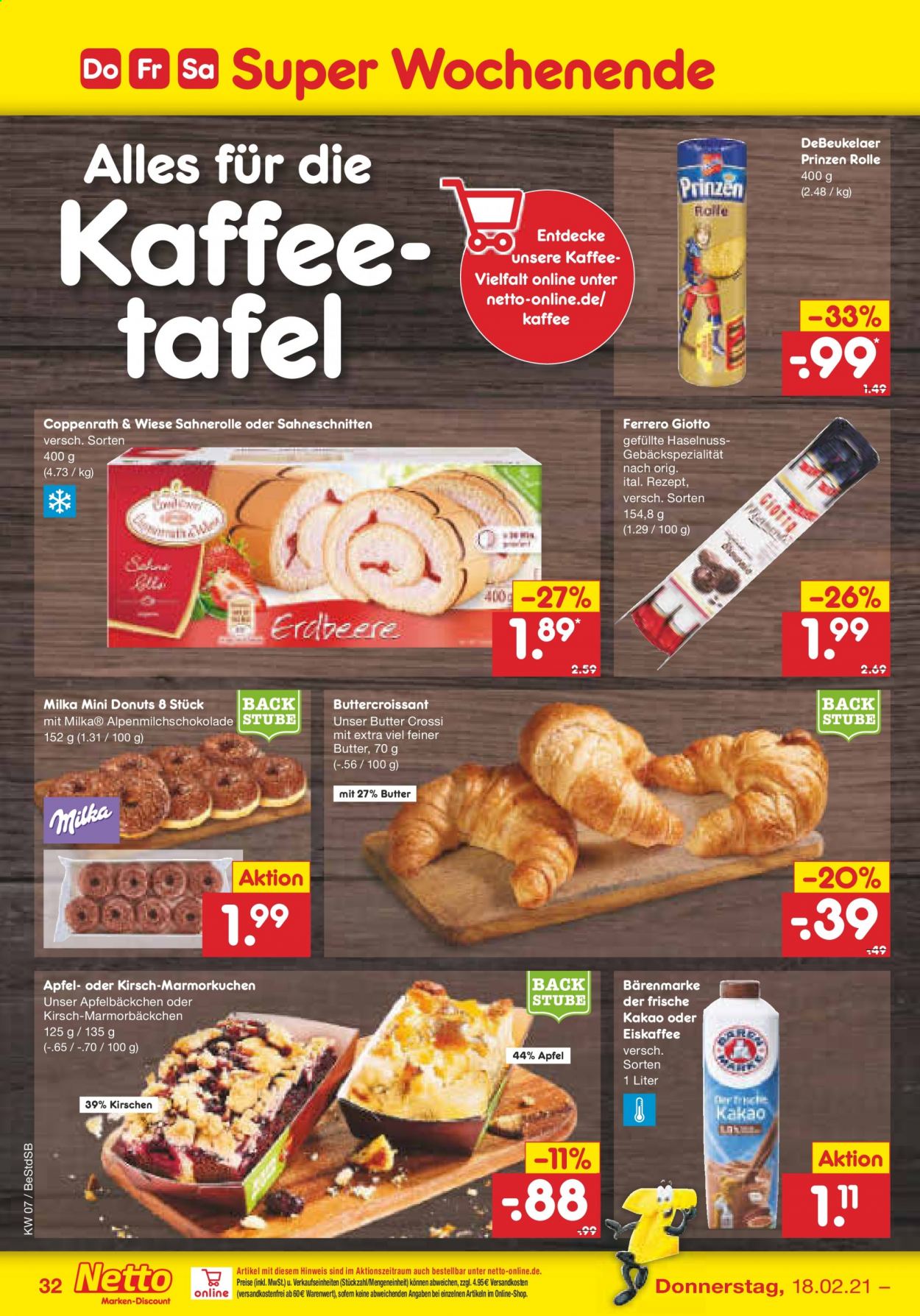 Netto Marken-Discount Prospekte  - 15.02.2021 - 20.02.2021. Seite 32