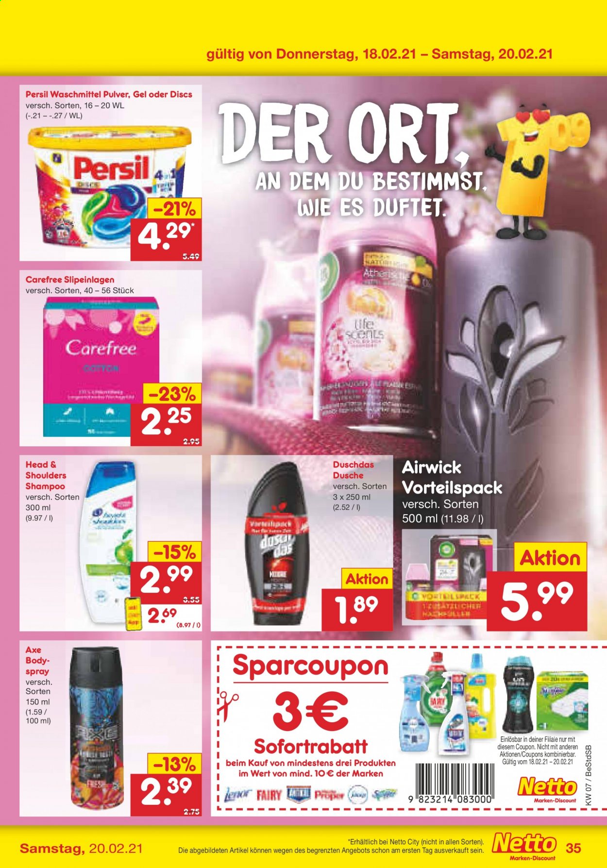 Netto Marken-Discount Prospekte  - 15.02.2021 - 20.02.2021. Seite 35
