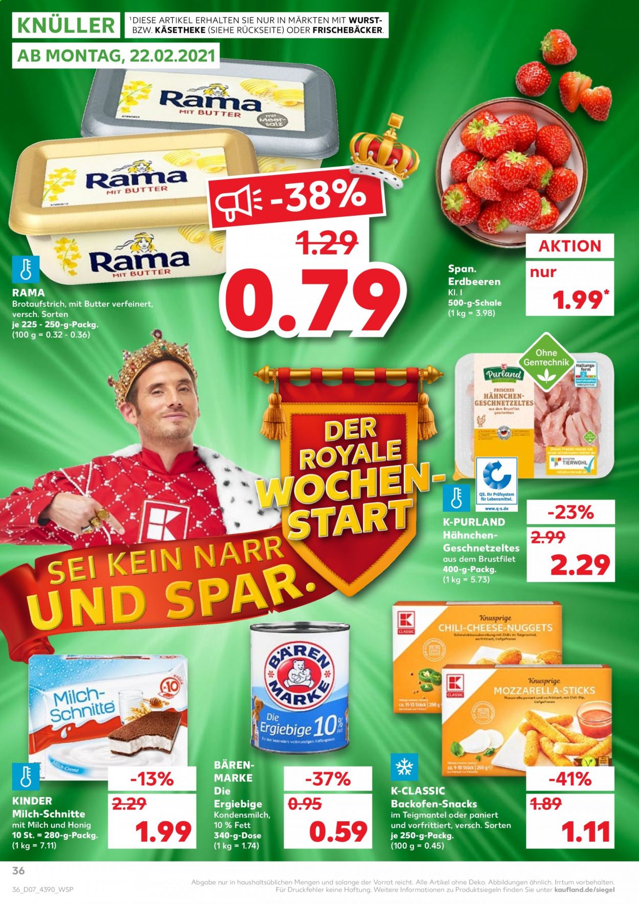 Kaufland Prospekte  - 18.02.2021 - 24.02.2021. Seite 36