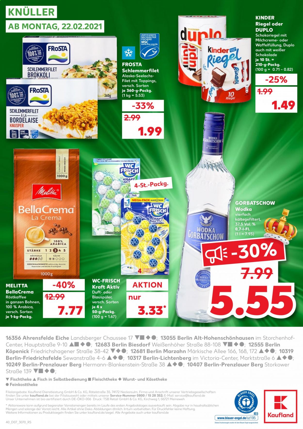 Kaufland Prospekte  - 18.02.2021 - 24.02.2021. Seite 40