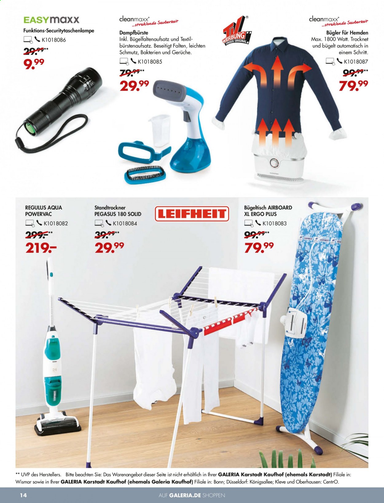 GALERIA Karstadt Kaufhof Prospekte  - 17.02.2021 - 23.02.2021. Seite 14