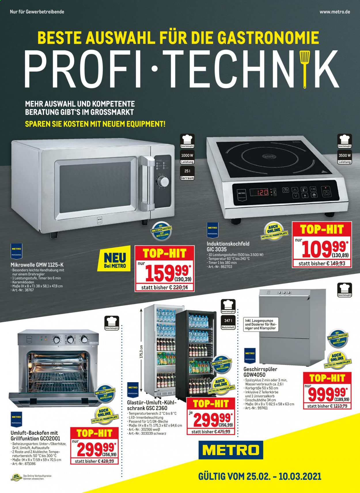 Metro Prospekte  - 25.02.2021 - 10.03.2021. Seite 1