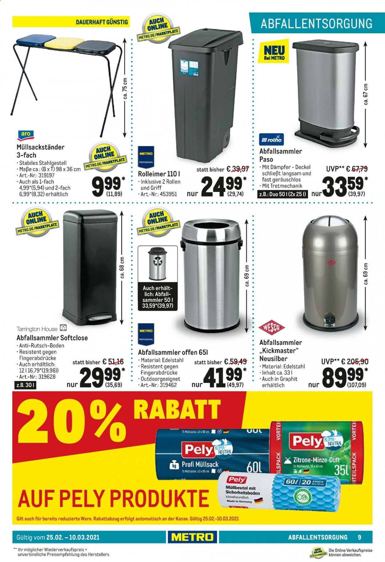 Metro Prospekte  - 25.02.2021 - 10.03.2021. Seite 9