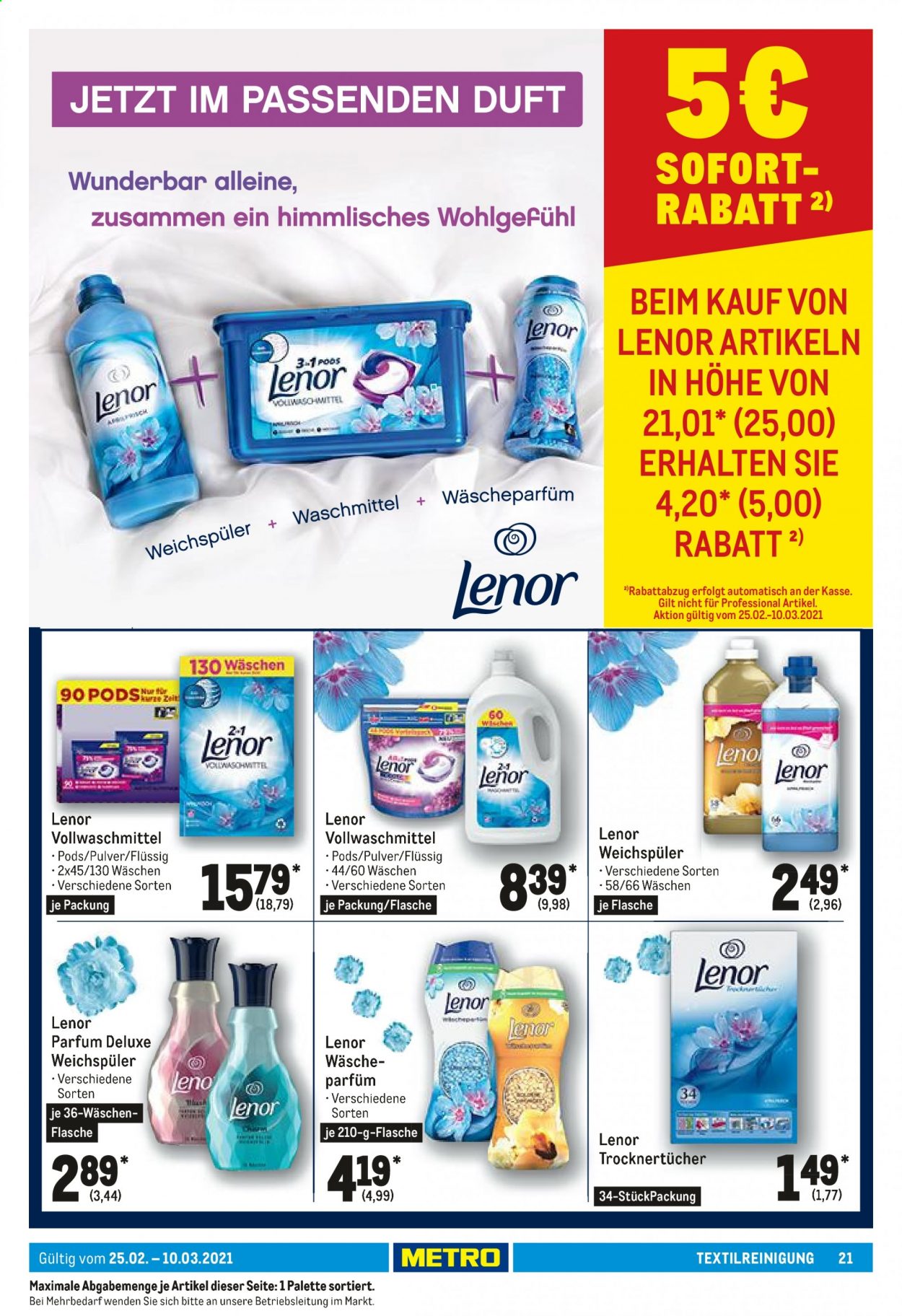 Metro Prospekte  - 25.02.2021 - 10.03.2021. Seite 21