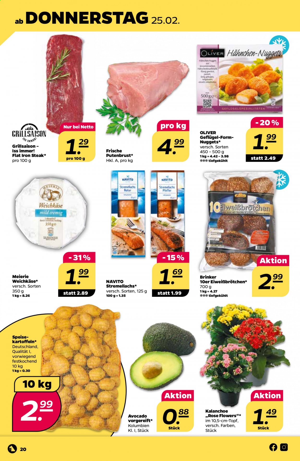 Netto Prospekte  - 22.02.2021 - 27.02.2021. Seite 20