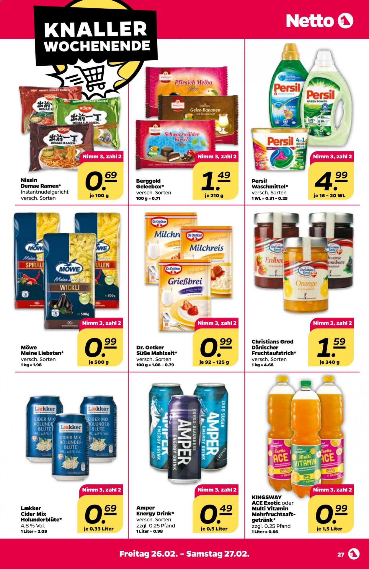 Netto Prospekte  - 22.02.2021 - 27.02.2021. Seite 27