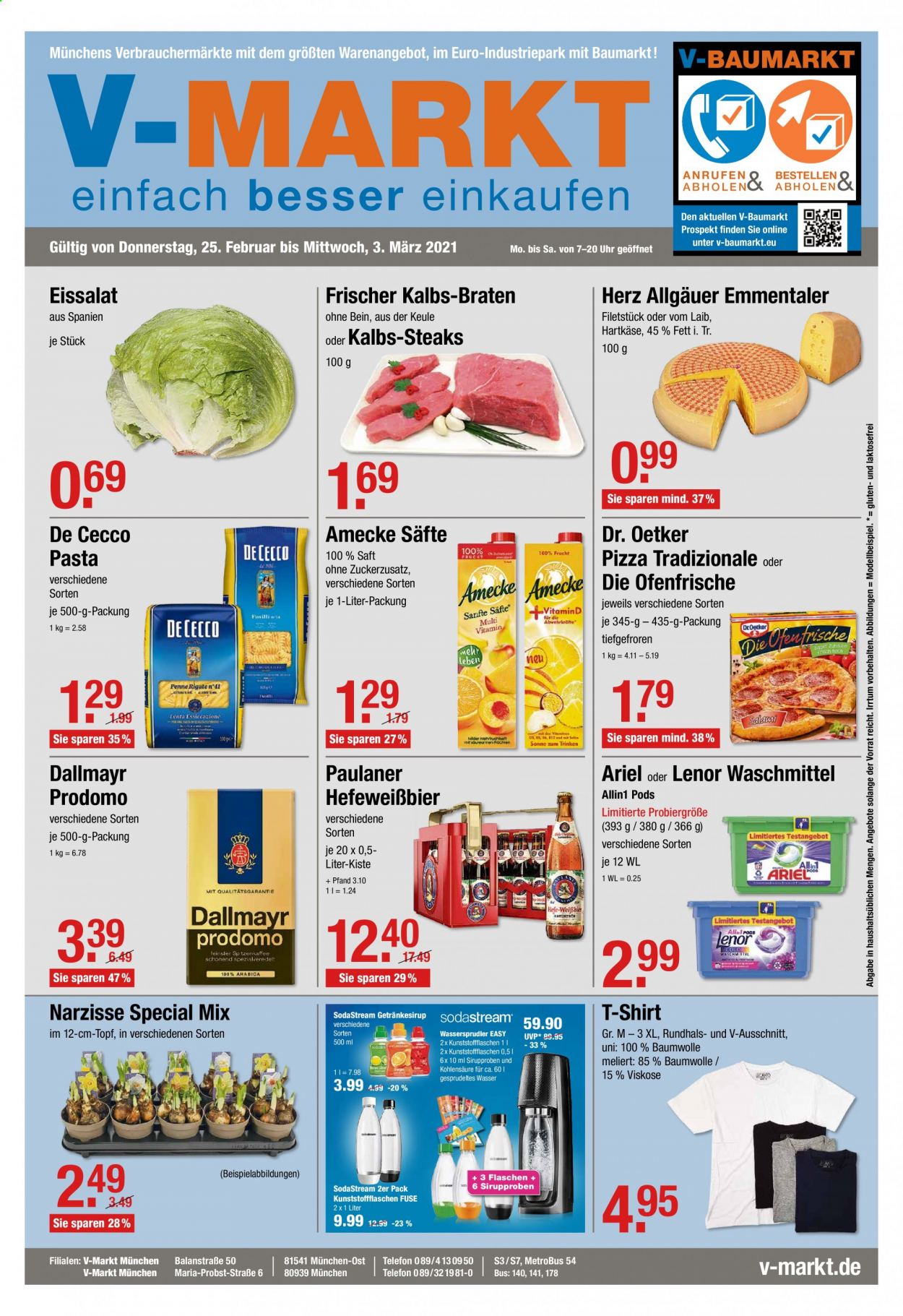 V-Markt Prospekte  - 25.02.2021 - 3.03.2021. Seite 1