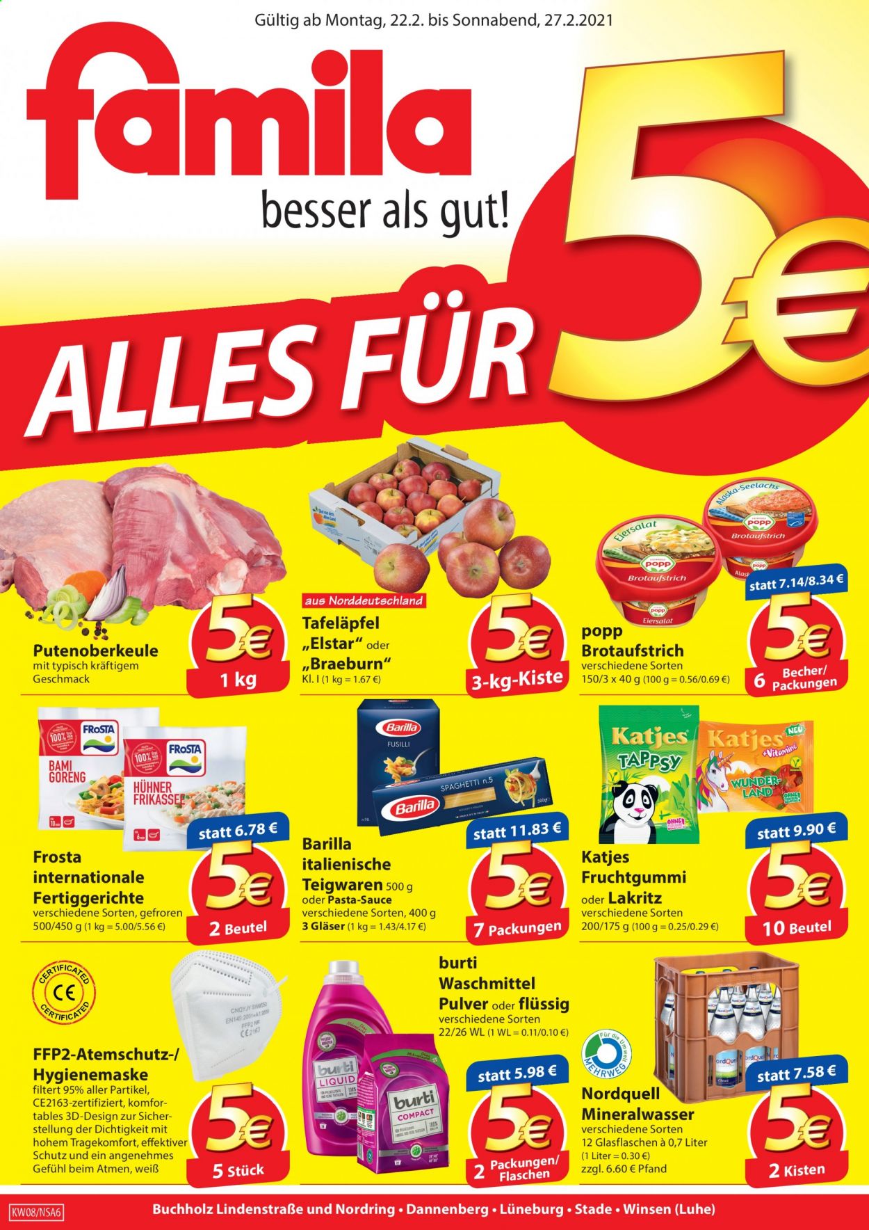 famila Prospekte  - 22.02.2021 - 27.02.2021. Seite 1