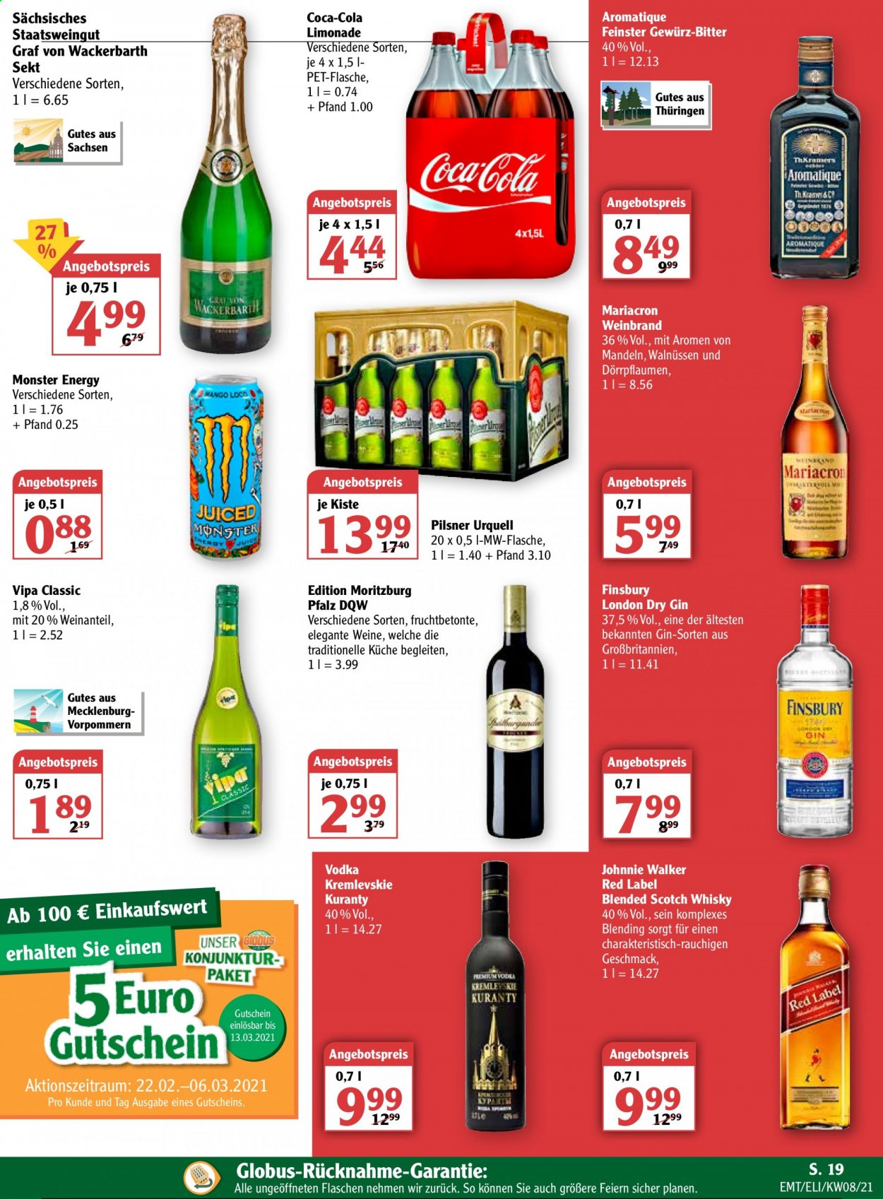 Globus Prospekte  - 22.02.2021 - 27.02.2021. Seite 19