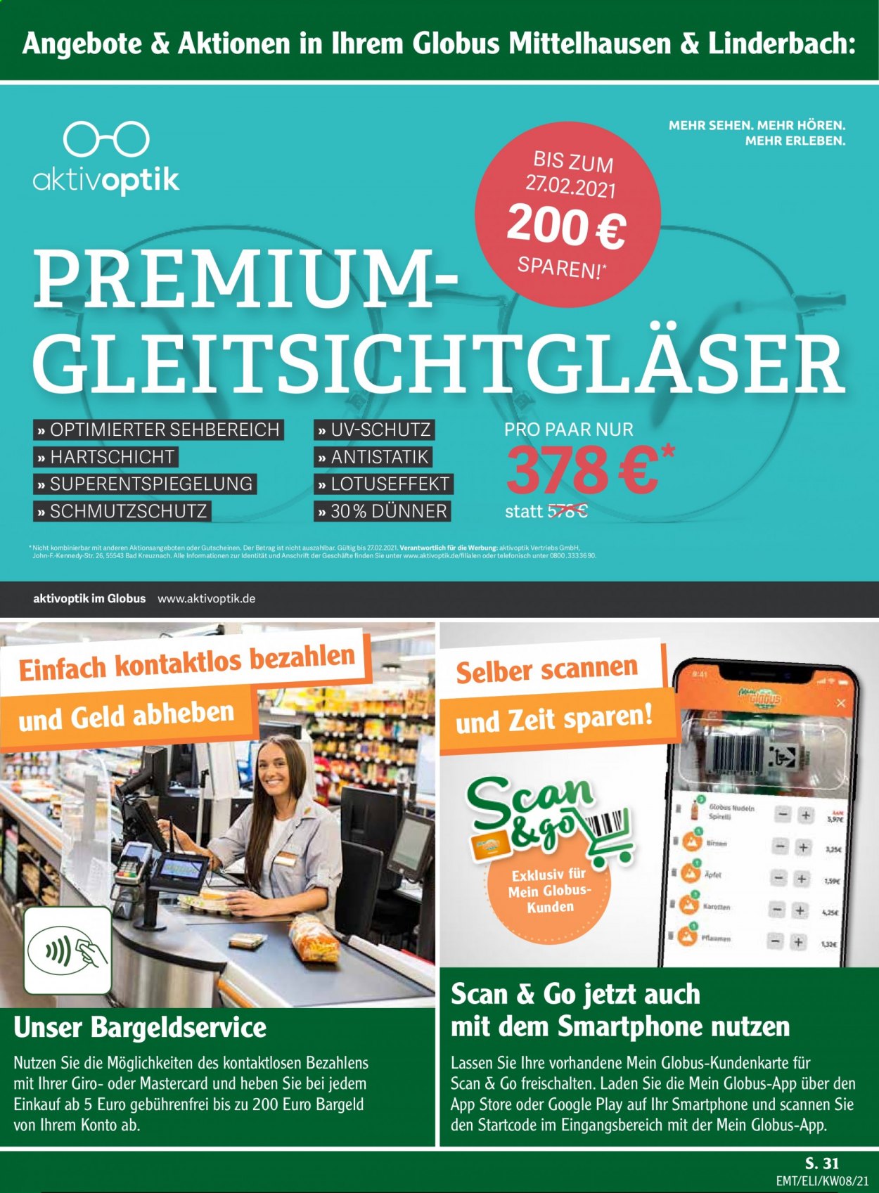 Globus Prospekte  - 22.02.2021 - 27.02.2021. Seite 31
