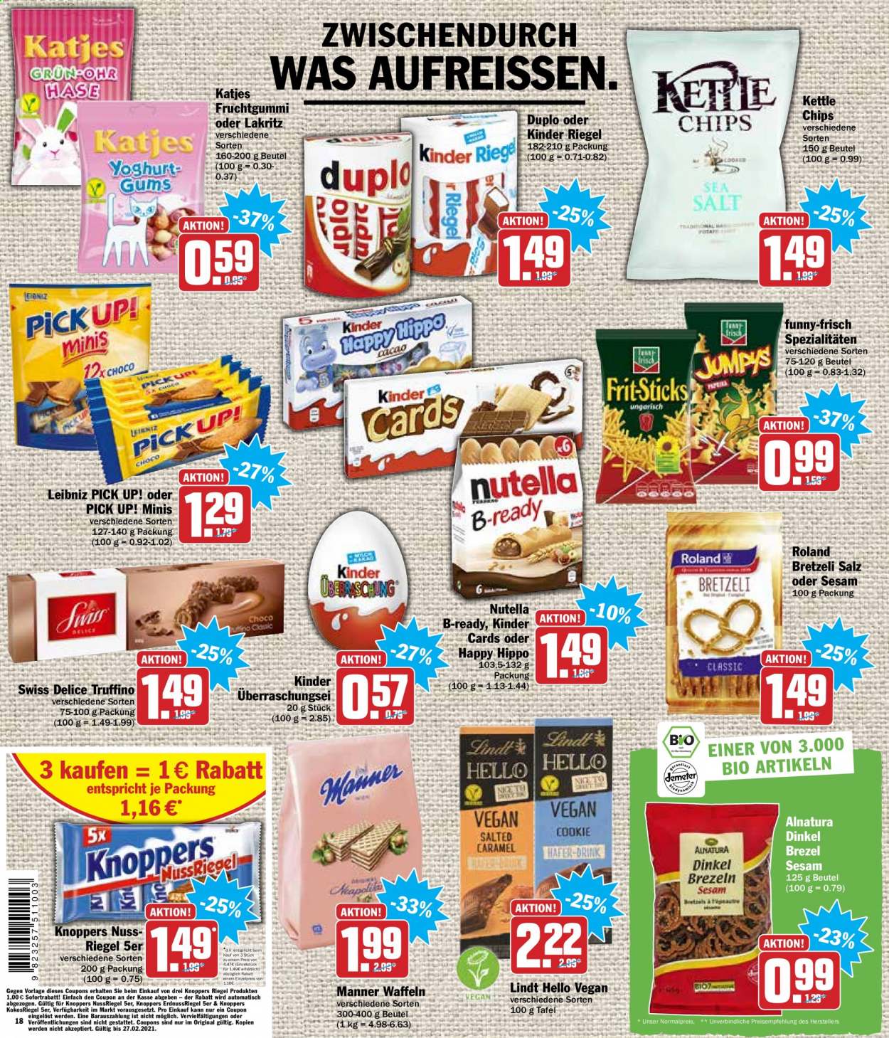 Hit Prospekte  - 22.02.2021 - 27.02.2021. Seite 18