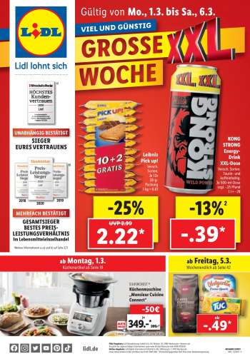 Prospekte Lidl - 1.3.2021 - 6.3.2021.
