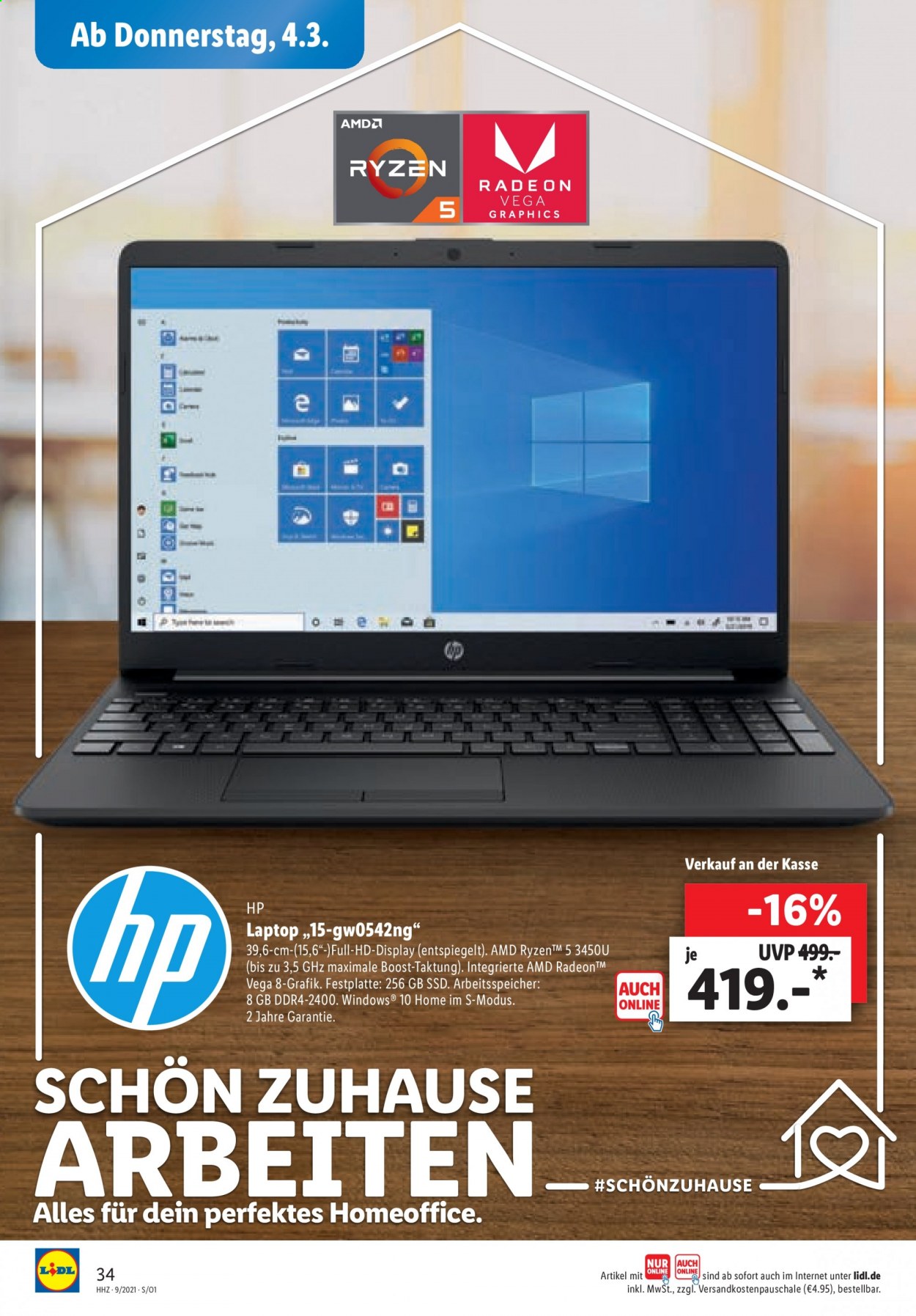 Lidl Prospekte  - 1.03.2021 - 6.03.2021. Seite 34