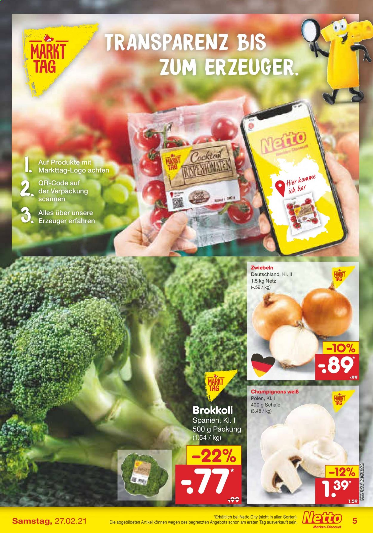 Netto Marken-Discount Prospekte  - 22.02.2021 - 27.02.2021. Seite 5