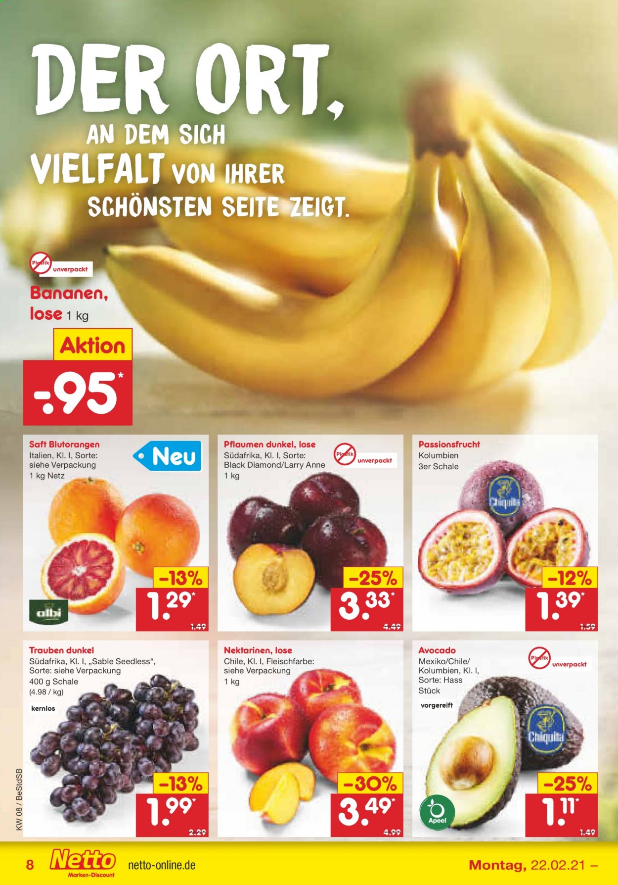 Netto Marken-Discount Prospekte  - 22.02.2021 - 27.02.2021. Seite 8