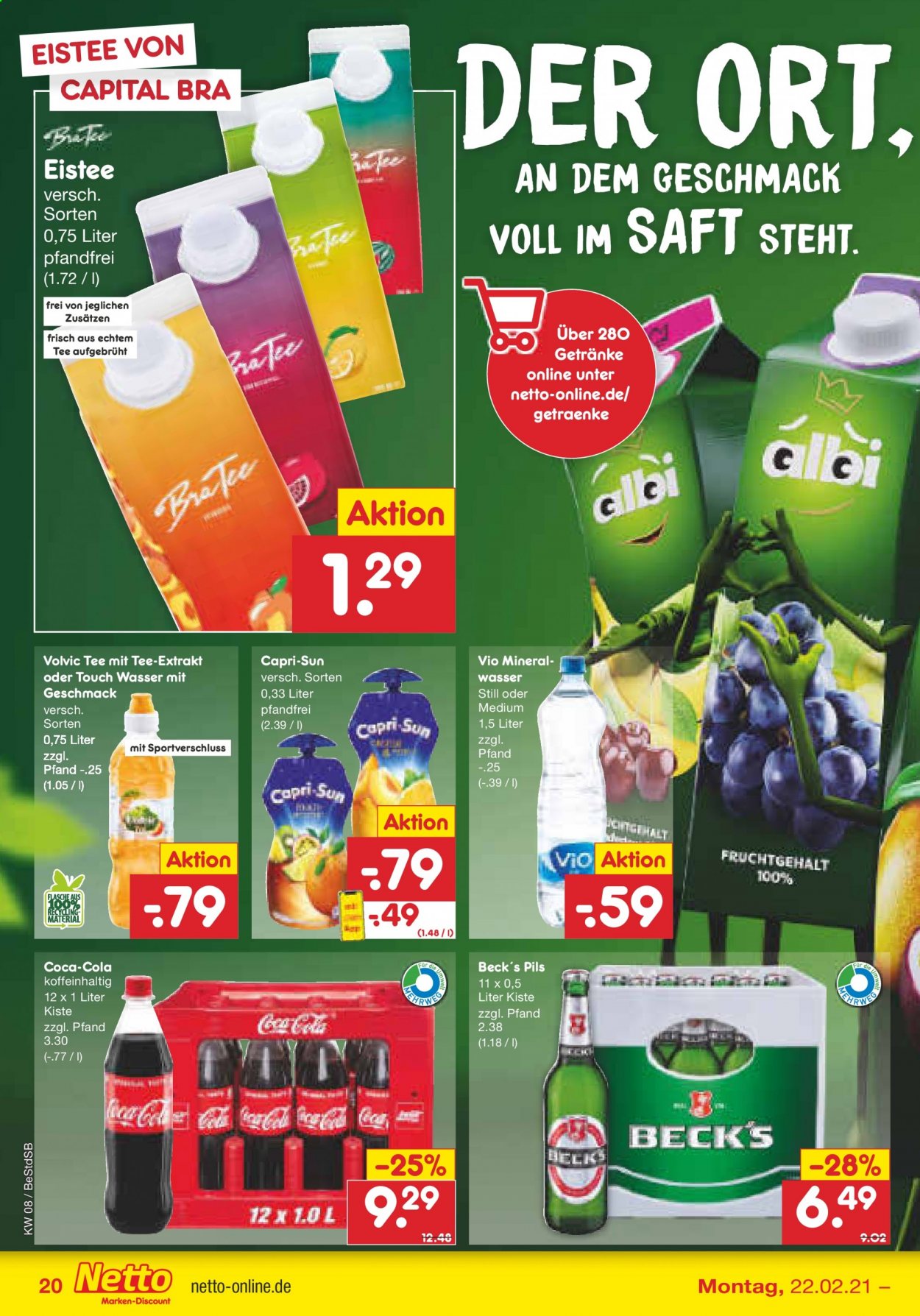 Netto Marken-Discount Prospekte  - 22.02.2021 - 27.02.2021. Seite 20