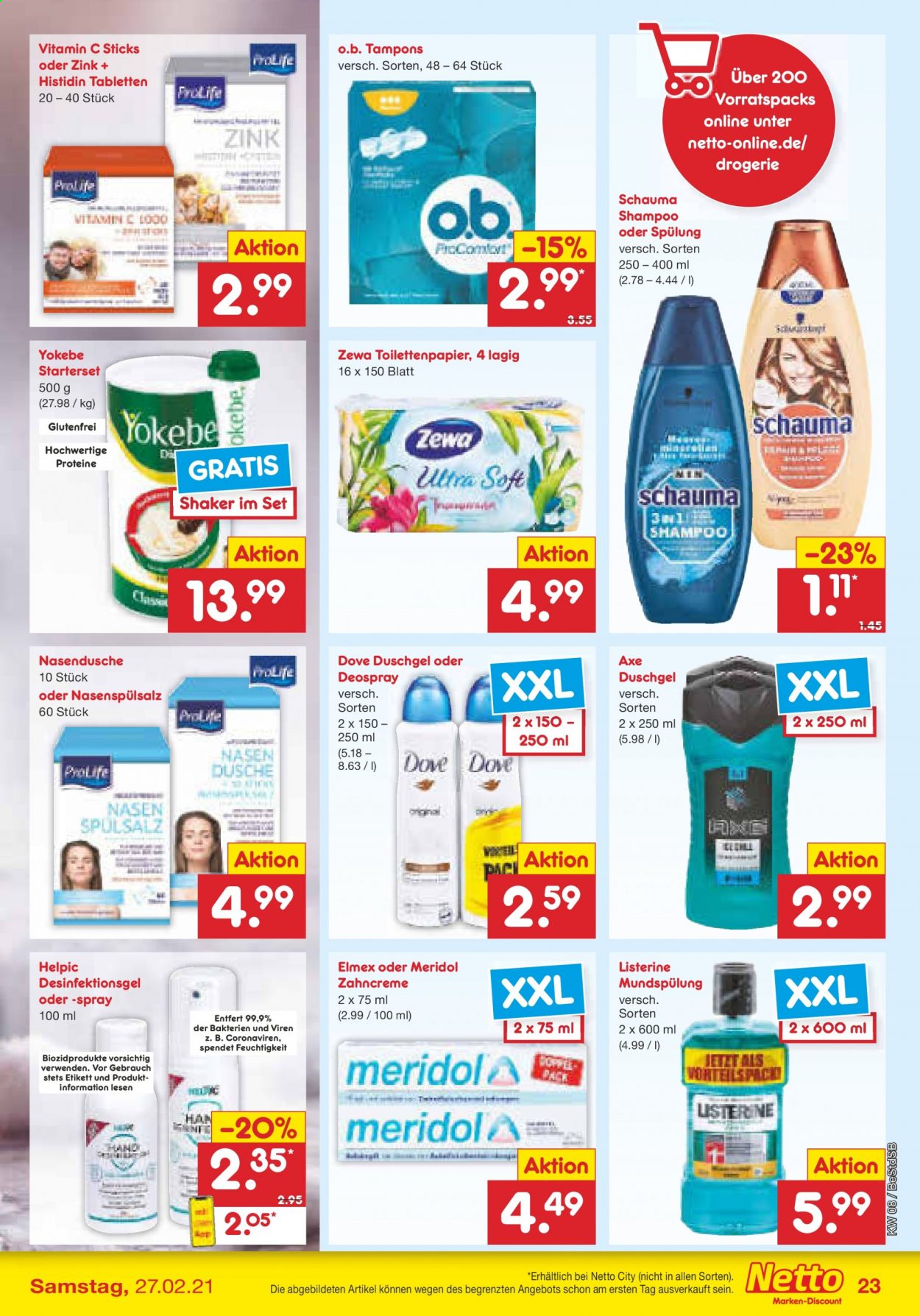 Netto Marken-Discount Prospekte  - 22.02.2021 - 27.02.2021. Seite 23