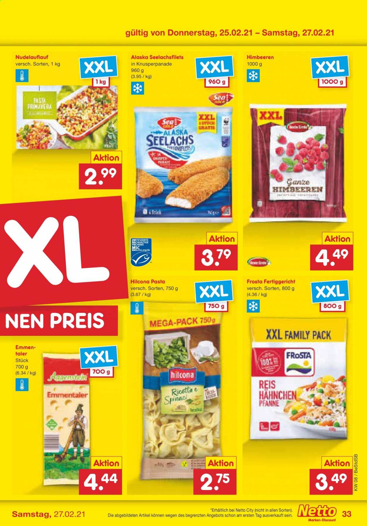 Netto Marken-Discount Prospekte  - 22.02.2021 - 27.02.2021. Seite 33