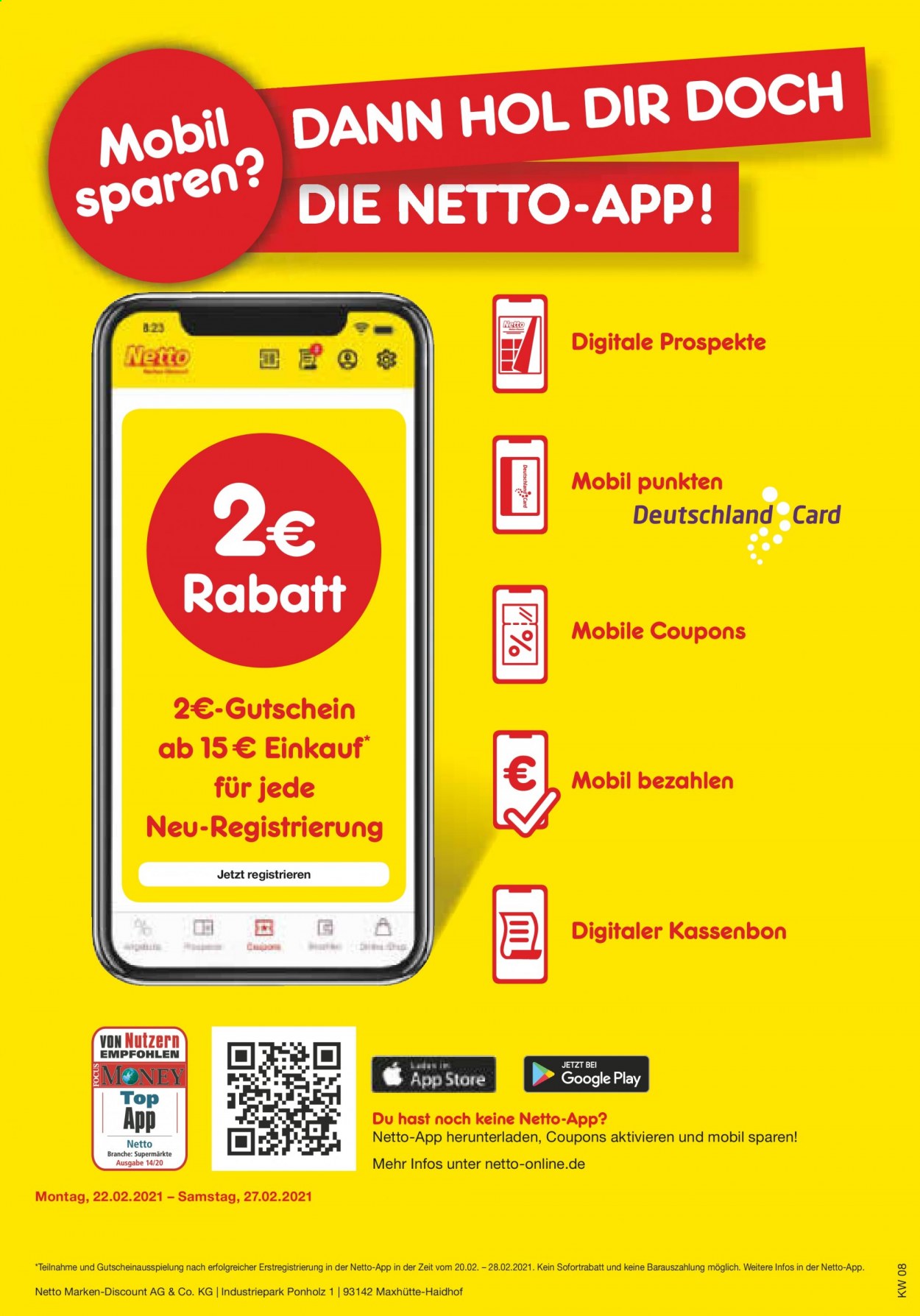 Netto Marken-Discount Prospekte  - 22.02.2021 - 27.02.2021. Seite 41