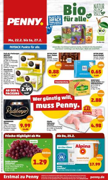 Prospekte Penny - 22.2.2021 - 27.2.2021.