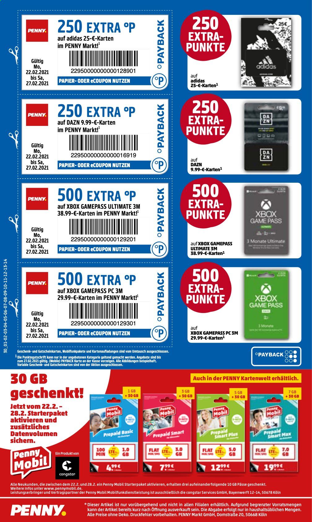 Penny Prospekte  - 22.02.2021 - 27.02.2021. Seite 30