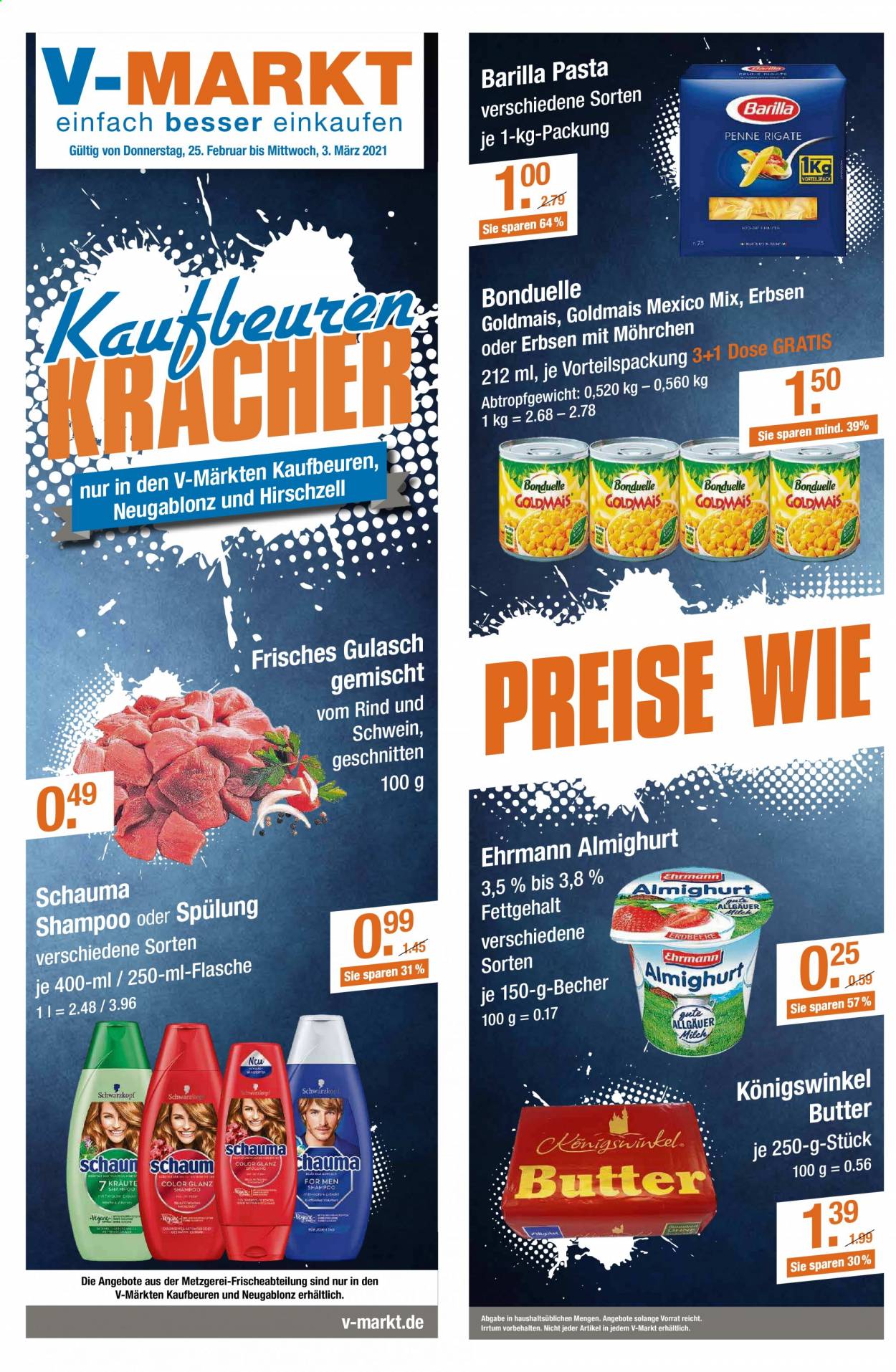 V-Markt Prospekte  - 25.02.2021 - 3.03.2021. Seite 1