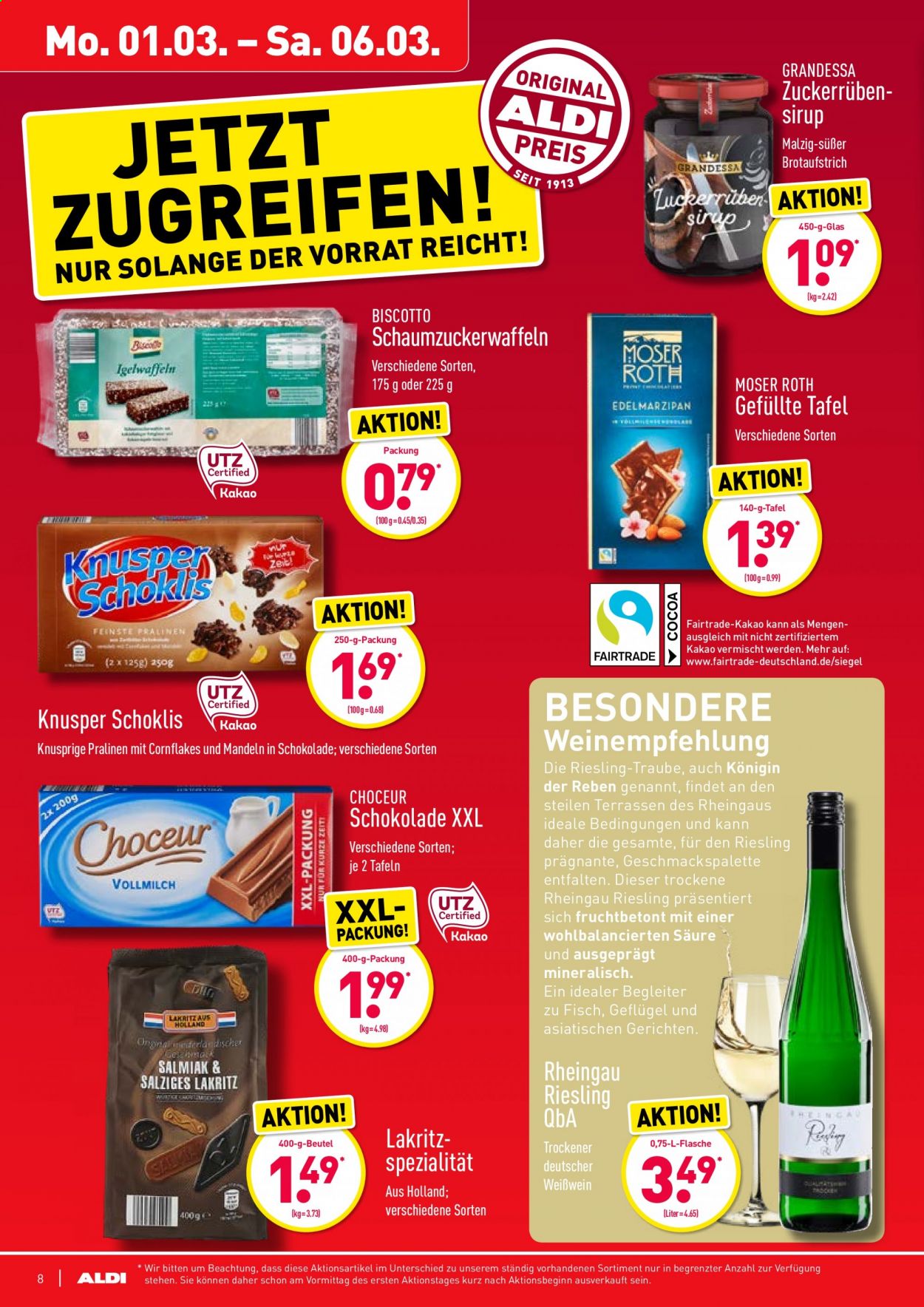 ALDI Nord Prospekte  - 1.03.2021 - 6.03.2021. Seite 8