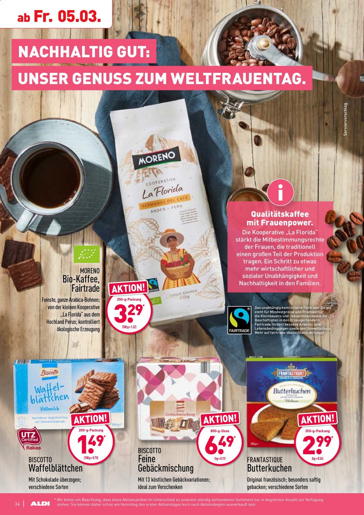 ALDI Nord Prospekte  - 1.03.2021 - 6.03.2021. Seite 34