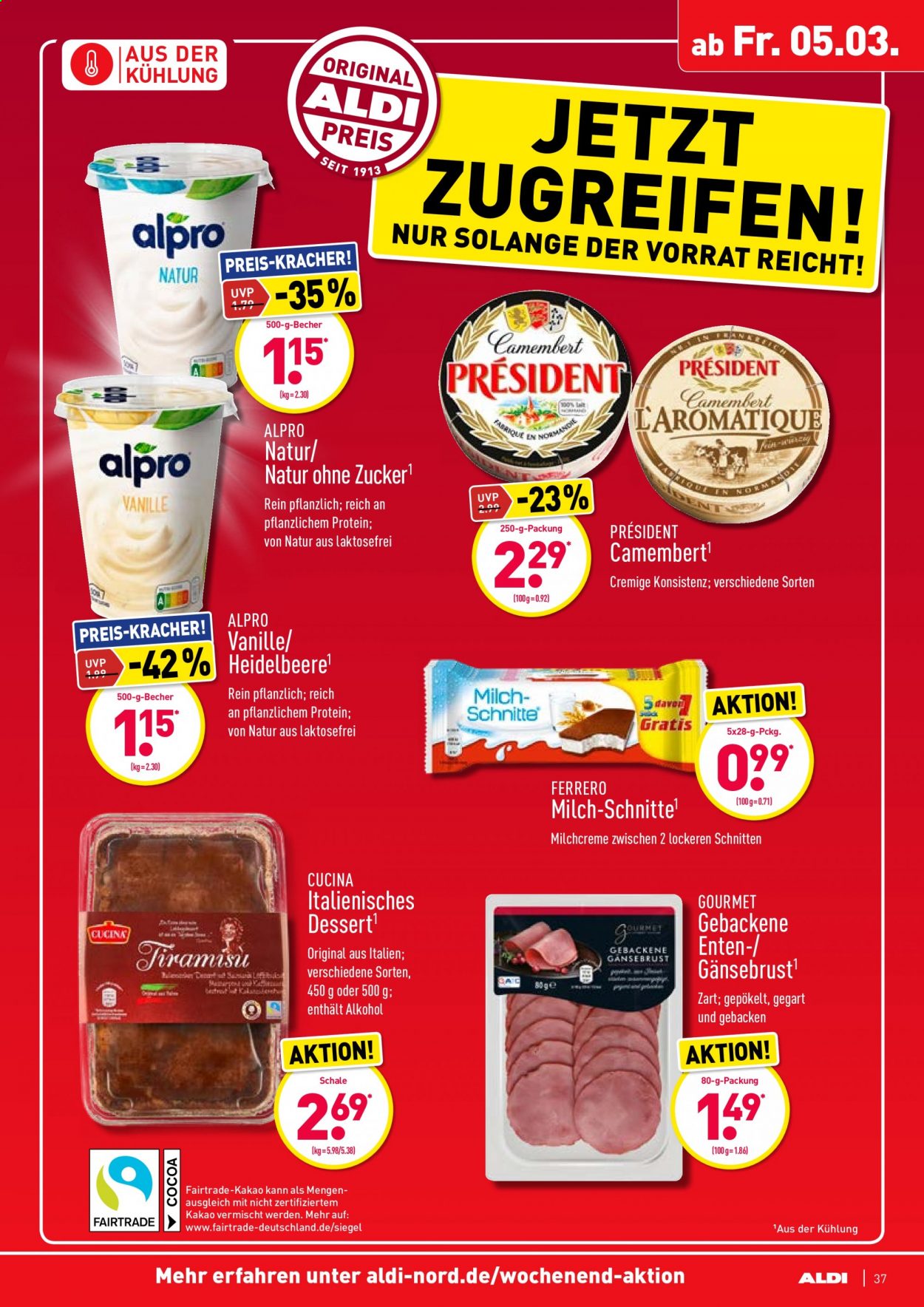 ALDI Nord Prospekte  - 1.03.2021 - 6.03.2021. Seite 37