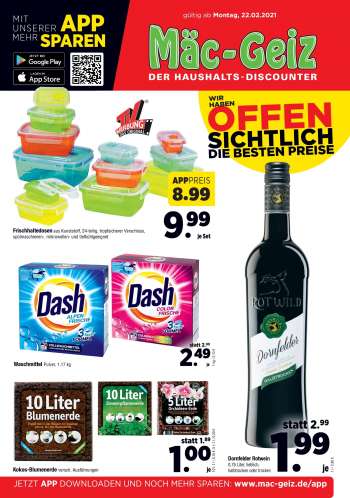 Prospekte Mäc-Geiz - 22.2.2021 - 27.2.2021.
