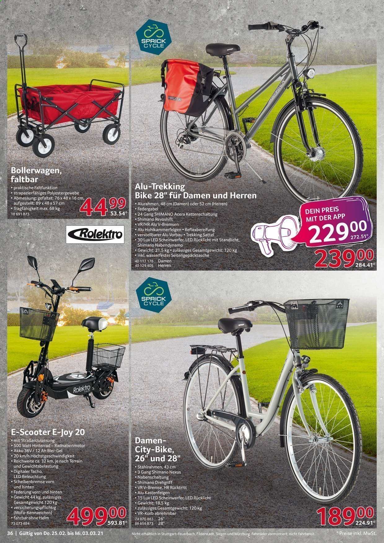 Selgros Prospekte  - 25.02.2021 - 3.03.2021. Seite 36