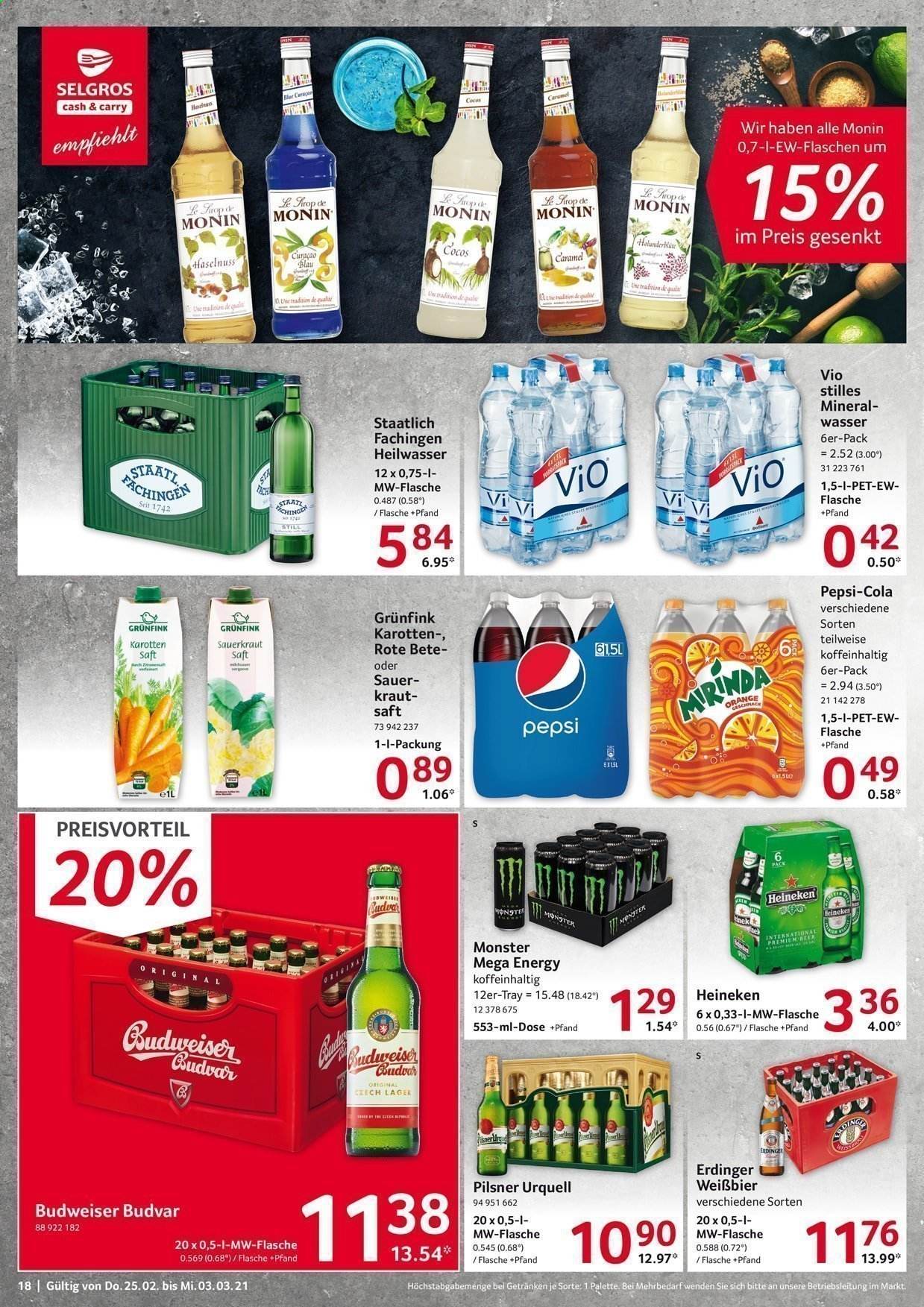 Selgros Prospekte  - 25.02.2021 - 3.03.2021. Seite 18