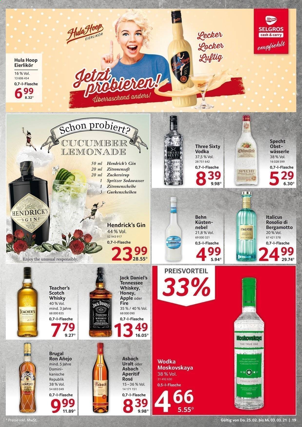 Selgros Prospekte  - 25.02.2021 - 3.03.2021. Seite 19