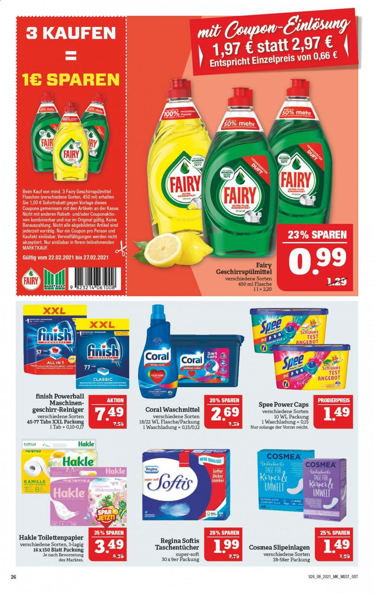 Marktkauf Prospekte  - 22.02.2021 - 27.02.2021. Seite 26