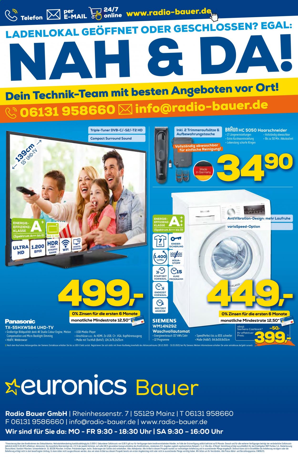 Euronics Prospekte  - 24.02.2021 - 3.03.2021. Seite 1
