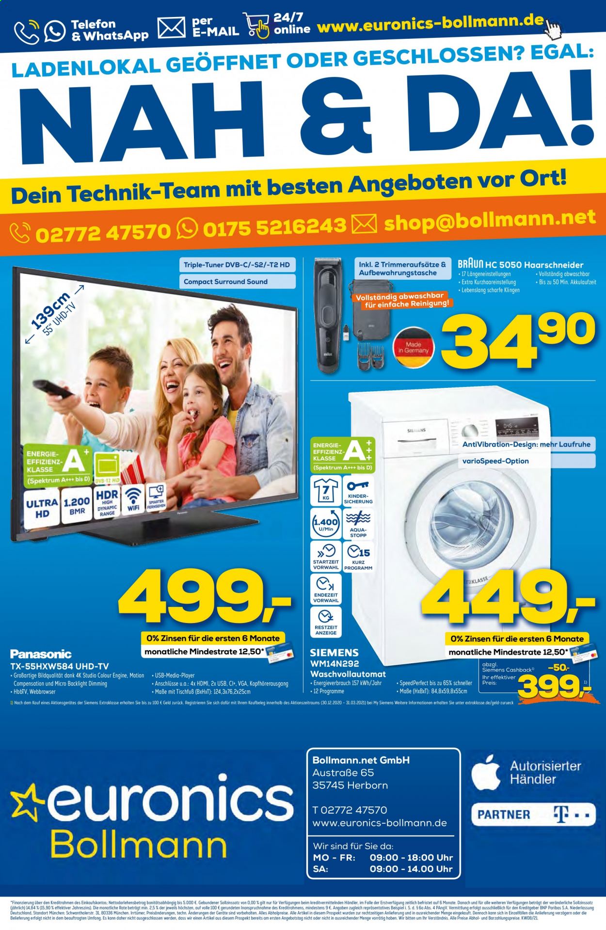 Euronics Prospekte  - 24.02.2021 - 3.03.2021. Seite 1