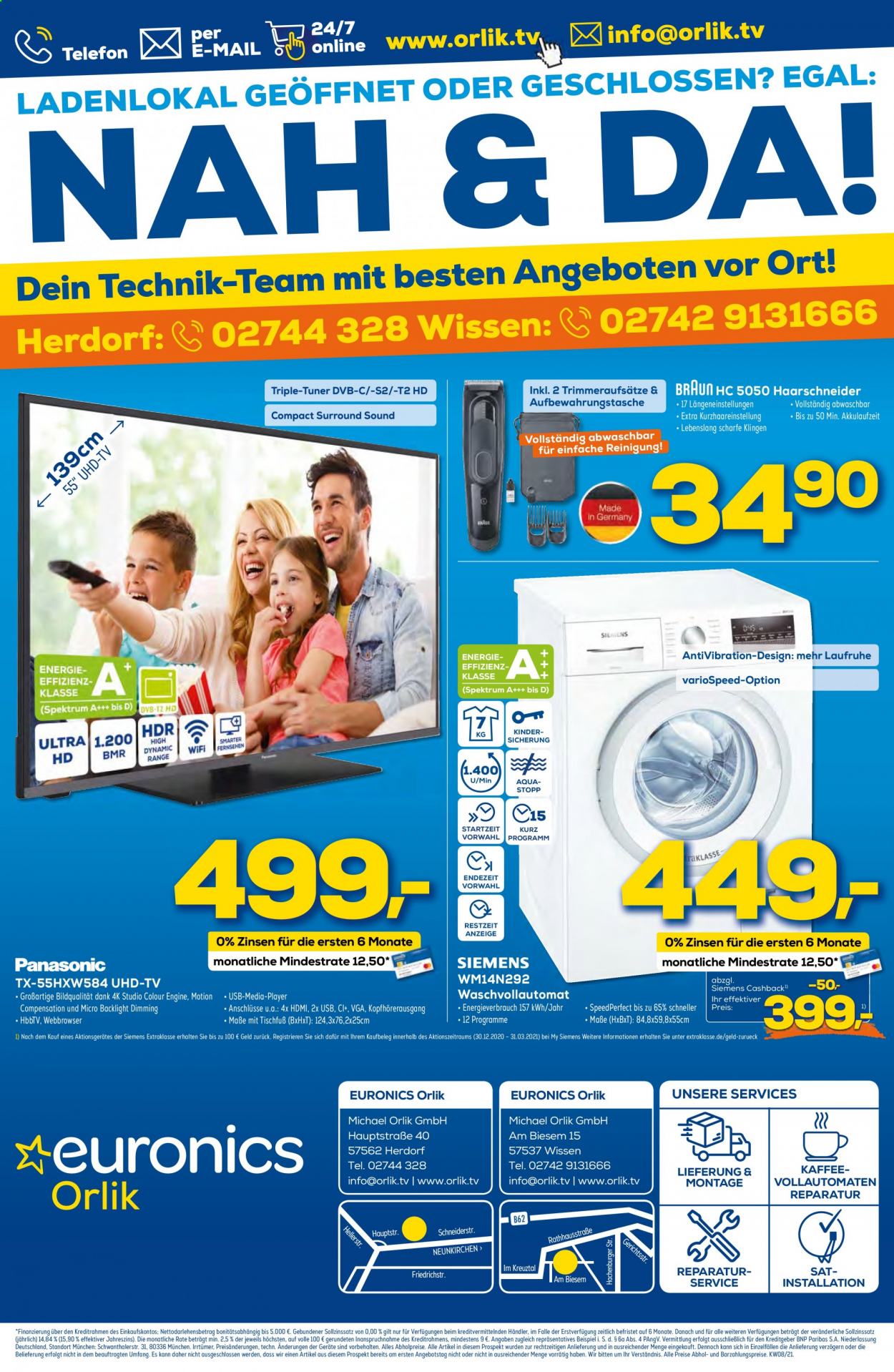 Euronics Prospekte  - 24.02.2021 - 3.03.2021. Seite 1