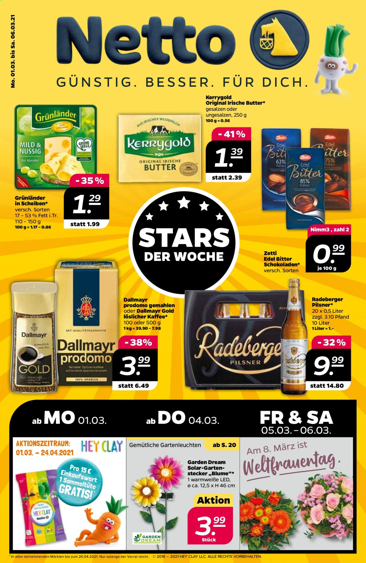 Netto Prospekte  - 1.03.2021 - 6.03.2021. Seite 1