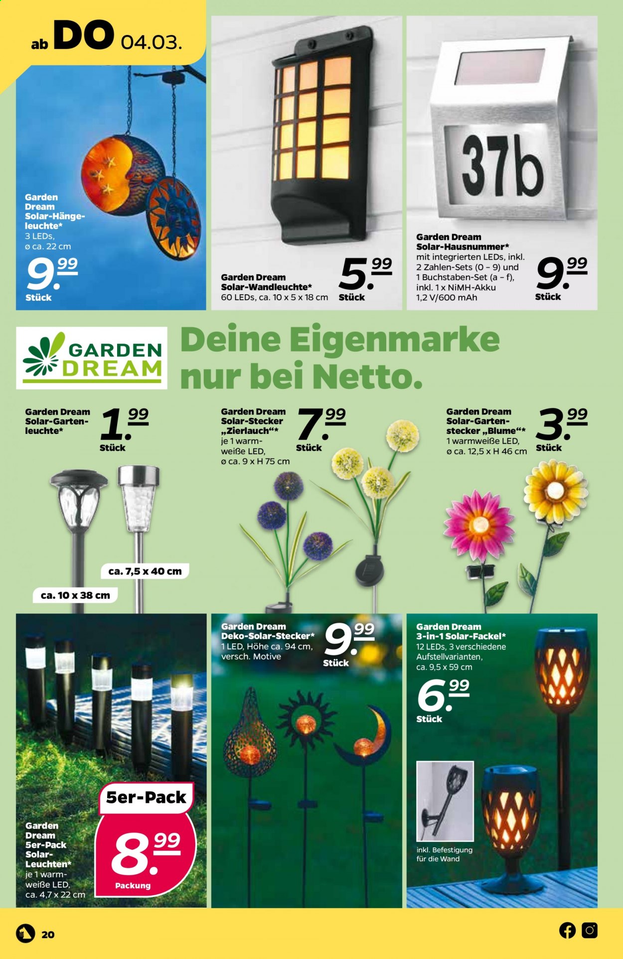Netto Prospekte  - 1.03.2021 - 6.03.2021. Seite 20