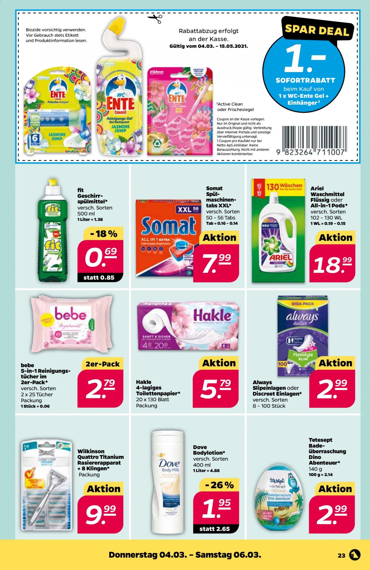 Netto Prospekte  - 1.03.2021 - 6.03.2021. Seite 23