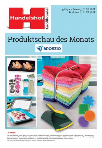 Prospekte Handelshof - 1.3.2021 - 31.3.2021.