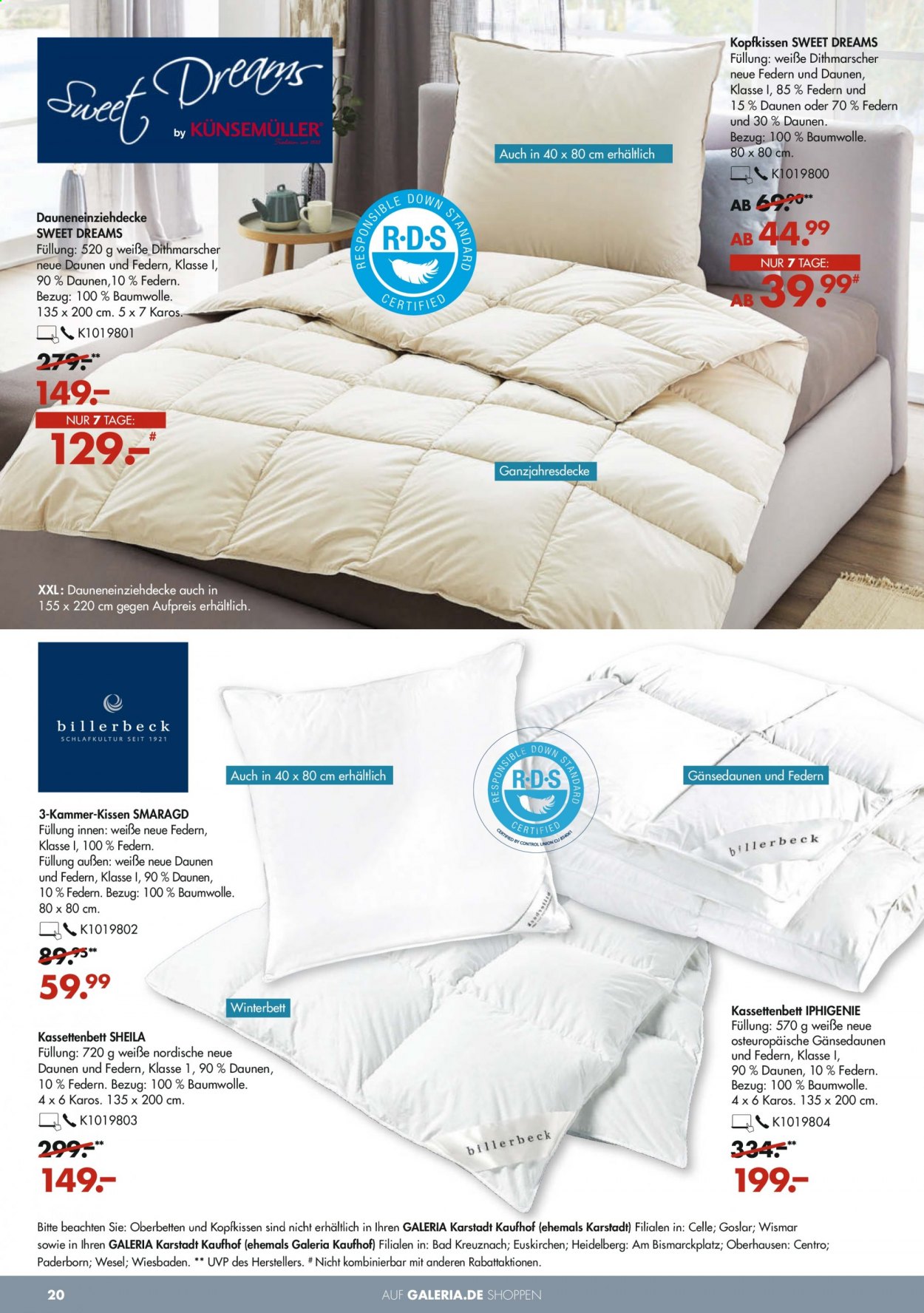 GALERIA Karstadt Kaufhof Prospekte  - 24.02.2021 - 2.03.2021. Seite 20