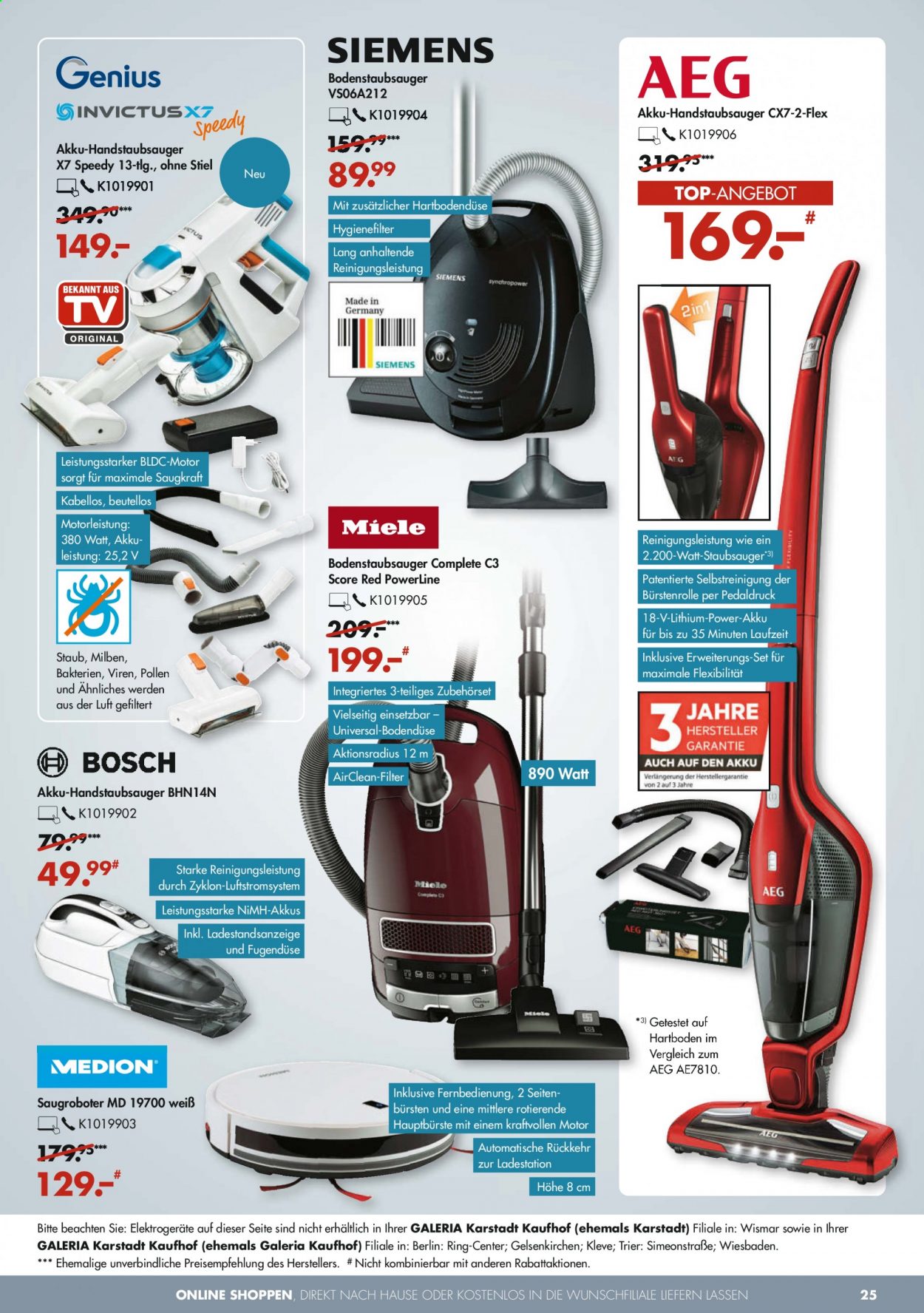 GALERIA Karstadt Kaufhof Prospekte  - 24.02.2021 - 2.03.2021. Seite 25