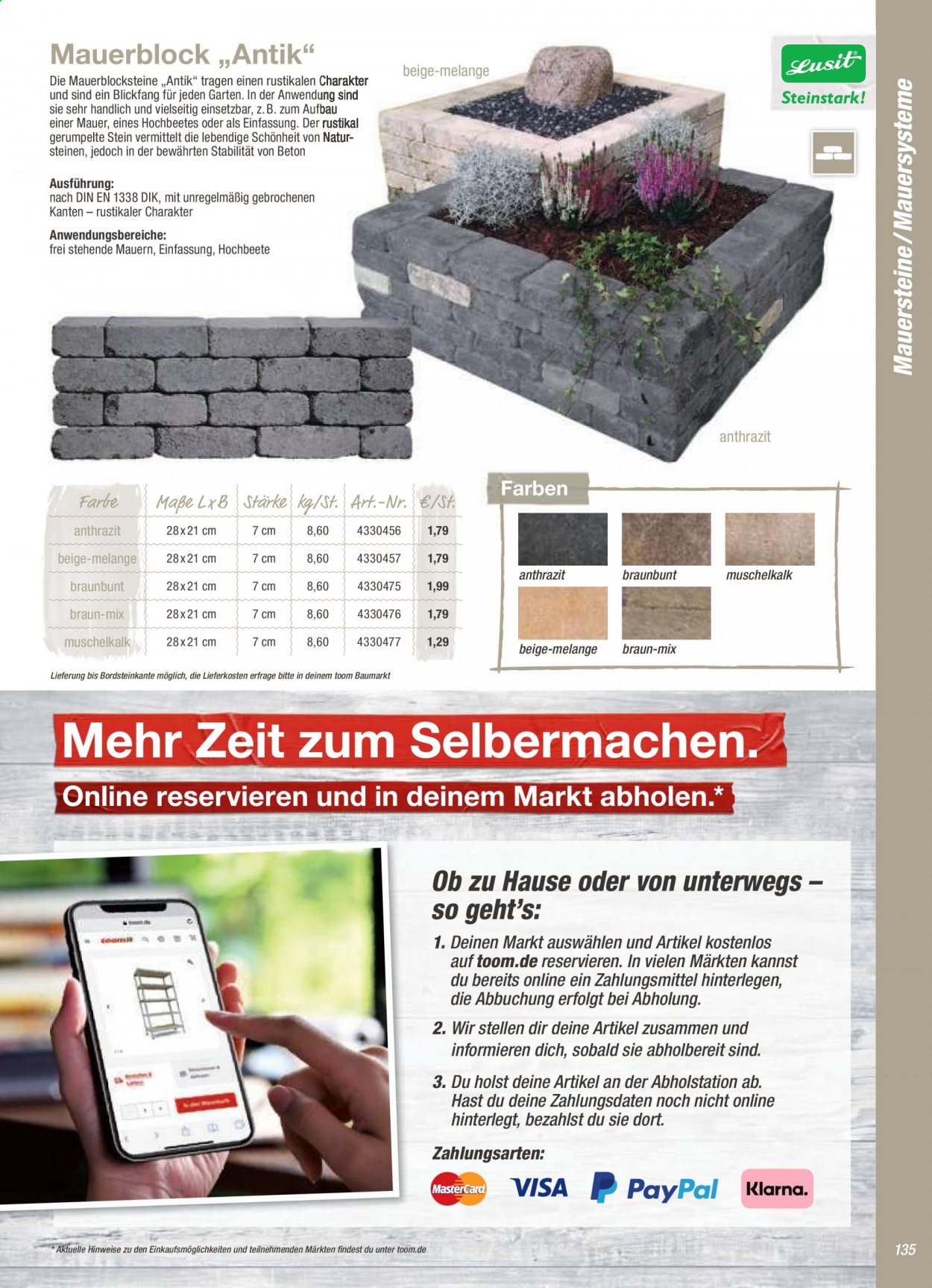 toom Baumarkt Prospekte . Seite 135
