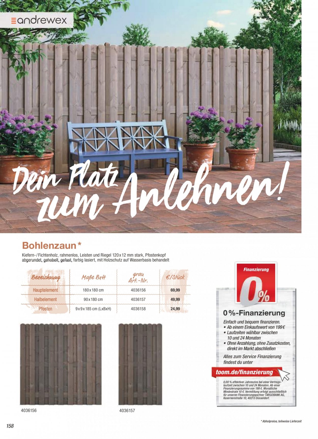 toom Baumarkt Prospekte . Seite 158