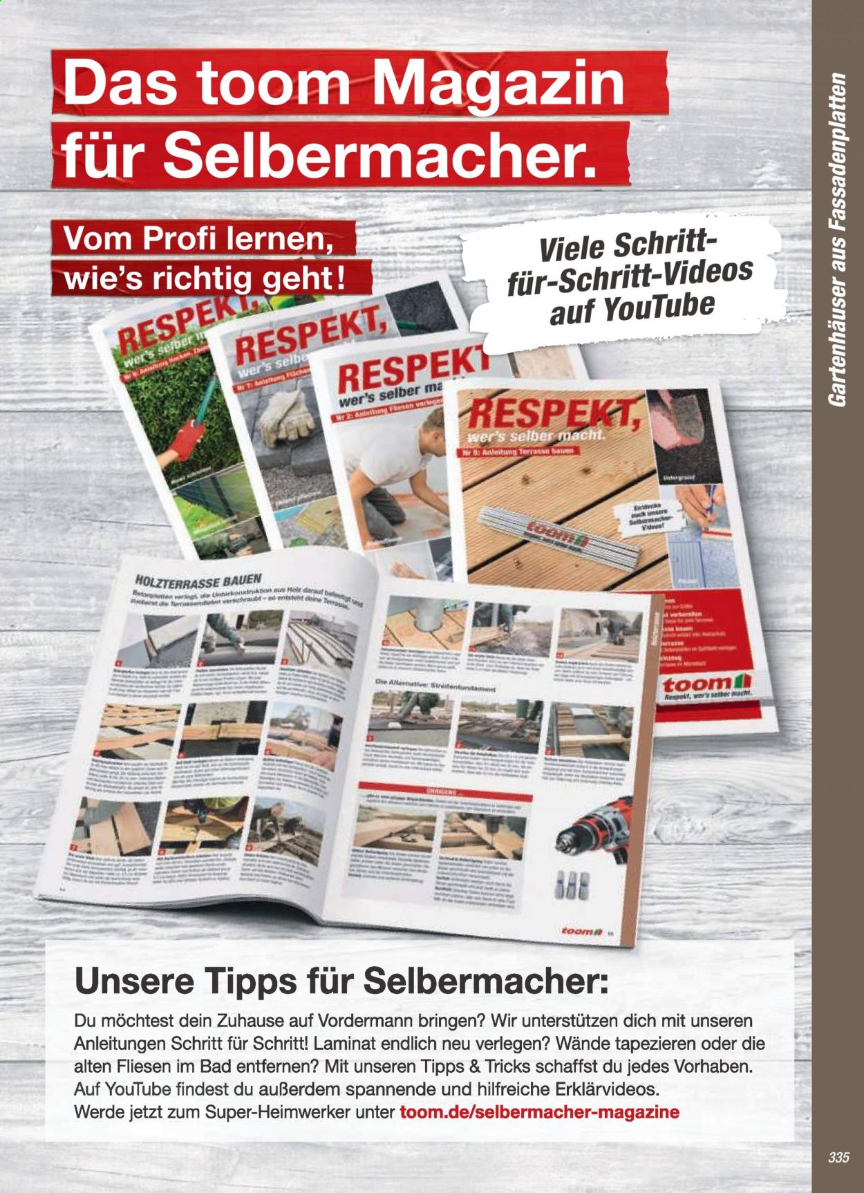toom Baumarkt Prospekte . Seite 335