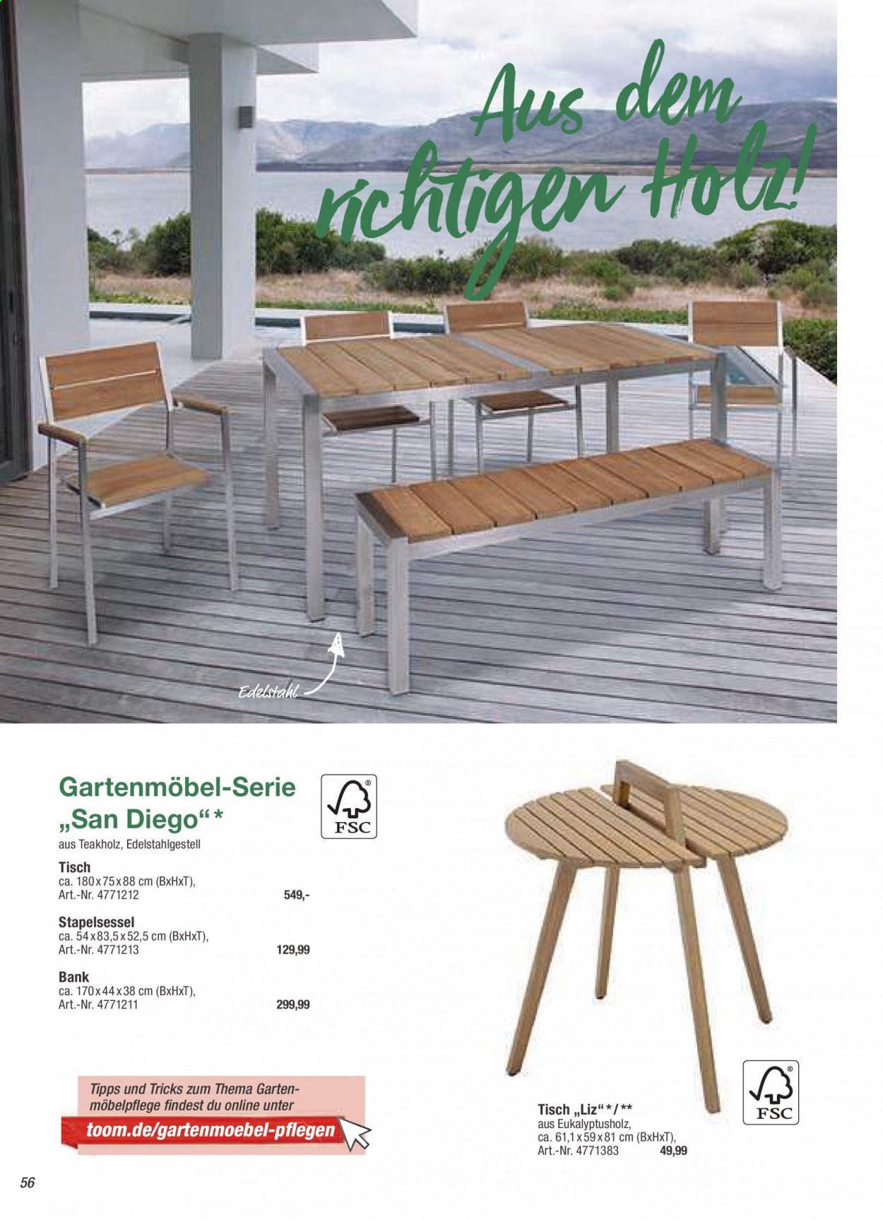 toom Baumarkt Prospekte . Seite 56