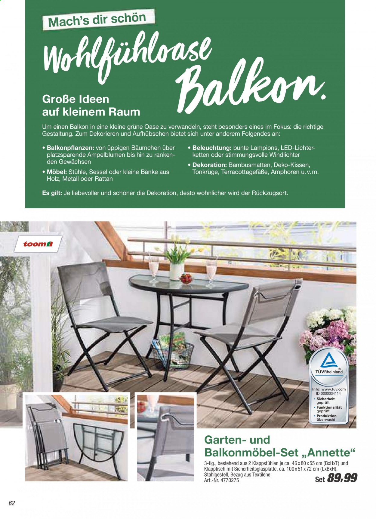 toom Baumarkt Prospekte . Seite 62