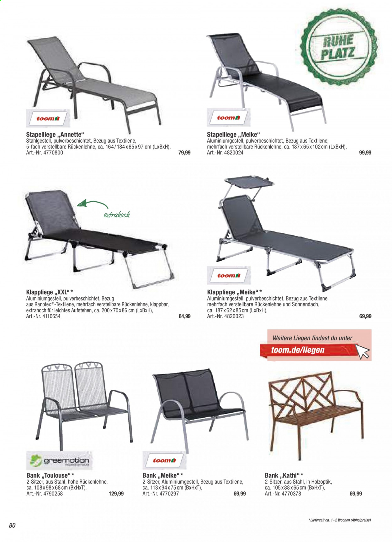 toom Baumarkt Prospekte . Seite 80